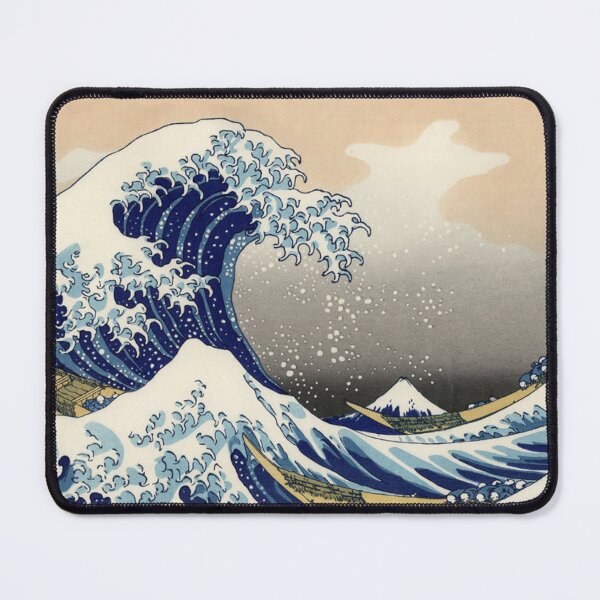Item preview, The Great Wave off Kanagawa Hokusai Mt Fuji Ukiyo-e Art designed and sold by vekotpu.