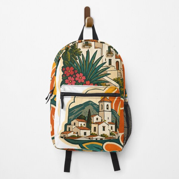 Item preview, Mijas Spain Travel Souvenir - Retro Illustration designed and sold by VisualArtsOasis.