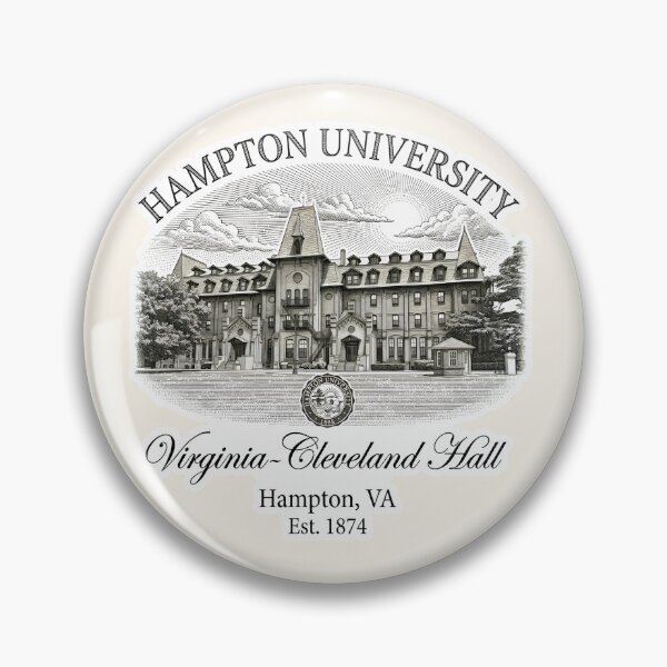 Item preview, Vintage Virginia-Cleveland Hall Hampton University Engraving designed and sold by EvergreenPark - Tee Studio.