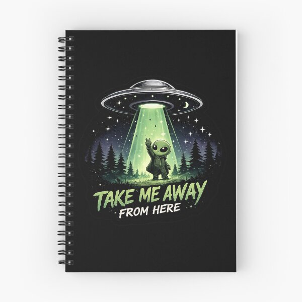 Item preview, Take Me Away Alien UFO Design designed and sold by TheZyro.