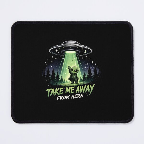 Item preview, Take Me Away Alien UFO Design designed and sold by TheZyro.