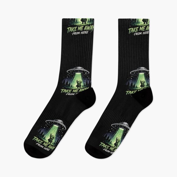 Item preview, Take Me Away Alien UFO Design designed and sold by TheZyro.