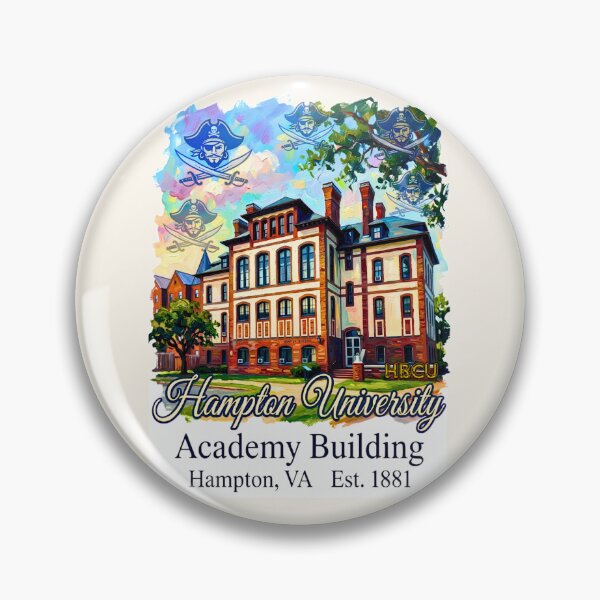 Item preview, The Impressionist Academy - Hampton University Building Oil Paint Style designed and sold by EvergreenPark - Tee Studio.