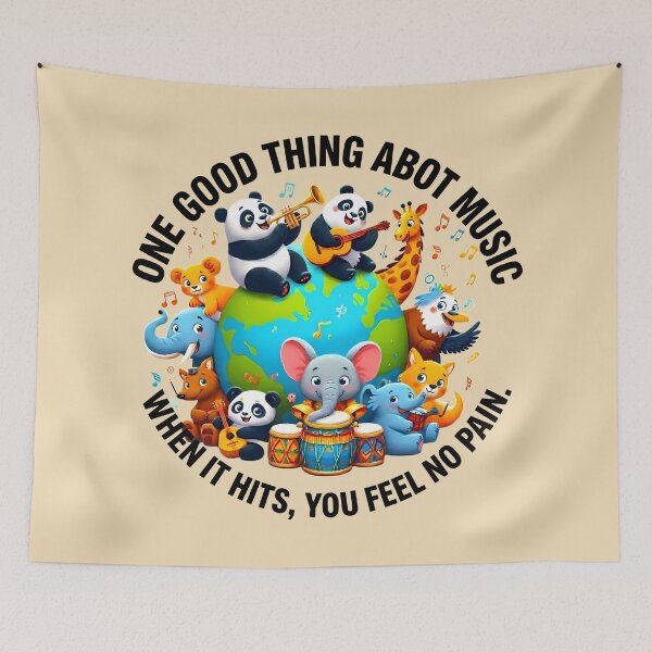 Item preview, Music Unites the World - Universal Children's Day designed and sold by Art-Arcade6.