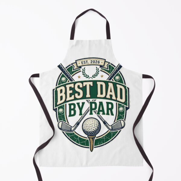 Item preview, Best Dad By Par Est 2026 Retro Golf designed and sold by PACS0011.