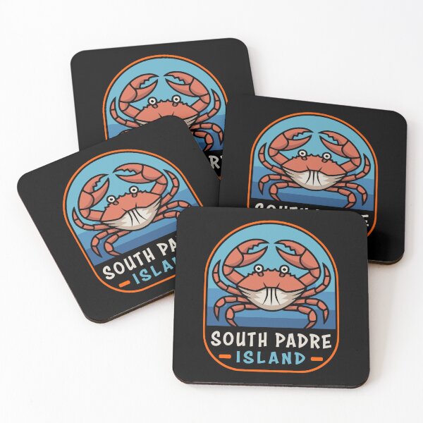 Item preview, South Padre Island Texas Crab Beach Travel designed and sold by AntiqueImages.