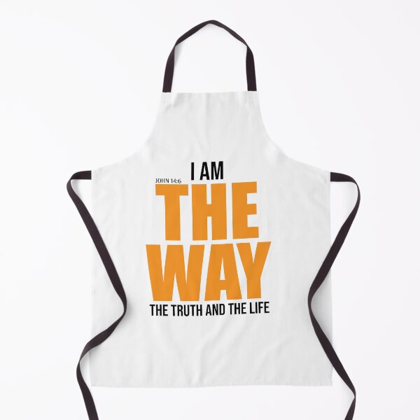 Item preview, I Am The Way The Truth And The Life – Christian Faith Typography T-Shirt Design designed and sold by CrossCrafted.