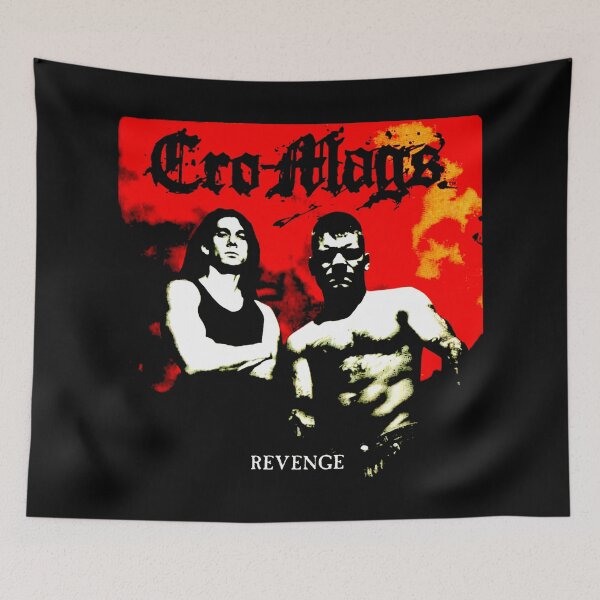 Item preview, Red Silhouette Background Crossover Thrash designed and sold by billiasbros.