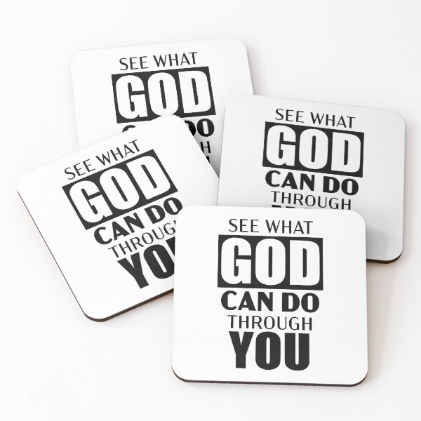 Item preview, See What God Can Do Through You – Christian Faith Typography T-Shirt Design designed and sold by CrossCrafted.