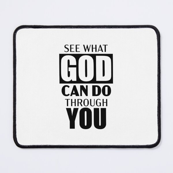 Item preview, See What God Can Do Through You – Christian Faith Typography T-Shirt Design designed and sold by CrossCrafted.