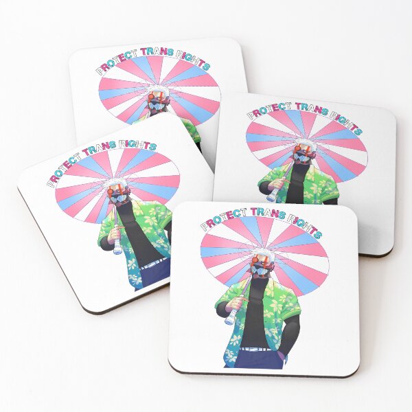 Item preview, Protect The Trans Umbrella designed and sold by nlarsentec.