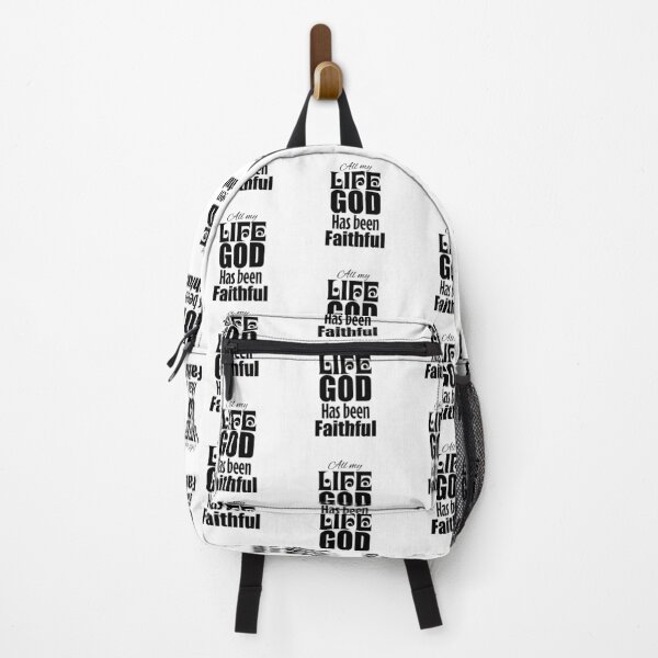 Item preview, All My Life God Has Been Faithful – Christian Faith Typography T-Shirt Design designed and sold by CrossCrafted.