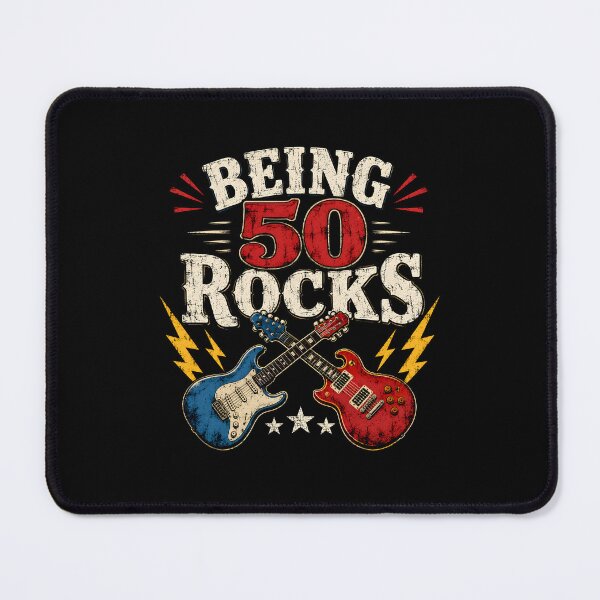 Item preview, Being 50 Rocks Guitar designed and sold by zoes-ink.