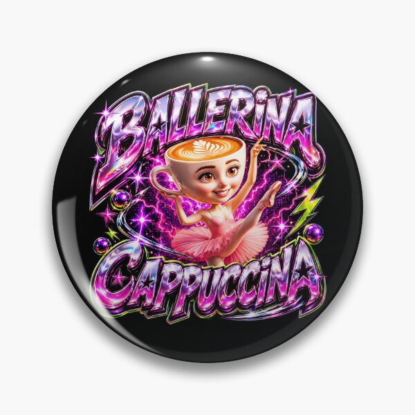 Item preview, Ballerina Cappuccina Gen Z Brainrot Ballet Y2K Coffee Meme designed and sold by Kitkin.