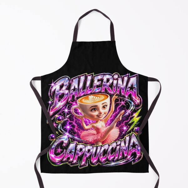 Item preview, Ballerina Cappuccina Gen Z Brainrot Ballet Y2K Coffee Meme designed and sold by Kitkin.