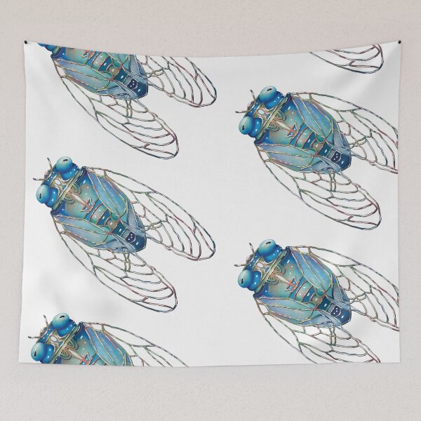 Item preview, Blue Moon Cicada designed and sold by Karin Taylor.