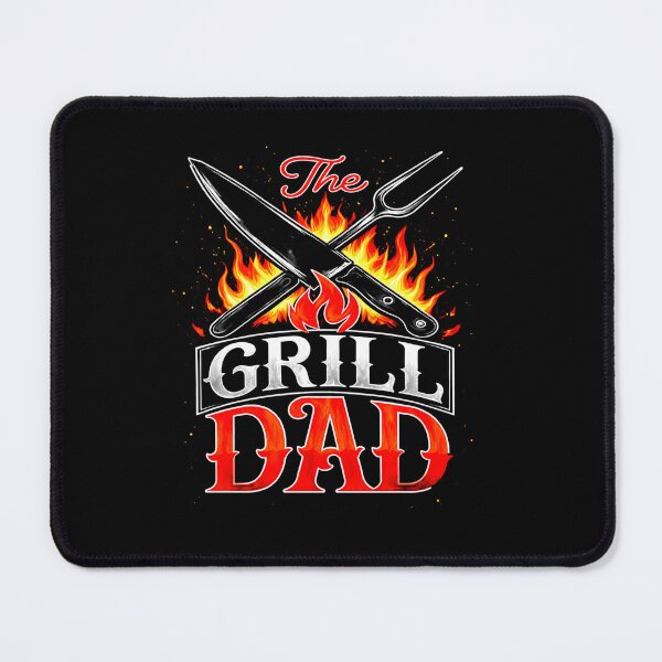 Item preview, The Grill Dad Flame BBQ Master Funny Cooking Design designed and sold by msaloyach.