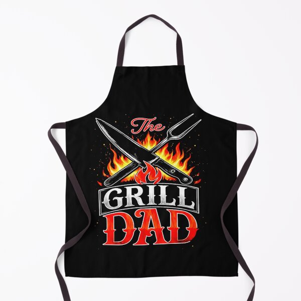 Item preview, The Grill Dad Flame BBQ Master Funny Cooking Design designed and sold by msaloyach.