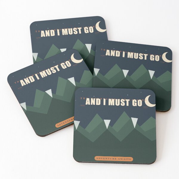 Item preview, The Mountains Are Calling and I Must Go — Adventure Hiking Nature Lover Gift designed and sold by Giftsgenis.