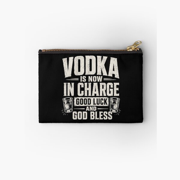 Item preview, Vodka is Now in Charge Good Luck and God Bless designed and sold by zoes-ink.