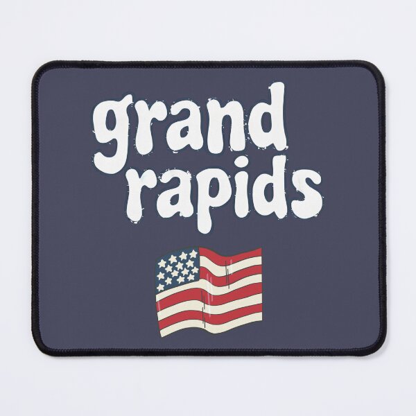 Item preview, Grand Rapids Michigan Cute Pastel Skyline designed and sold by HowToCanadian.