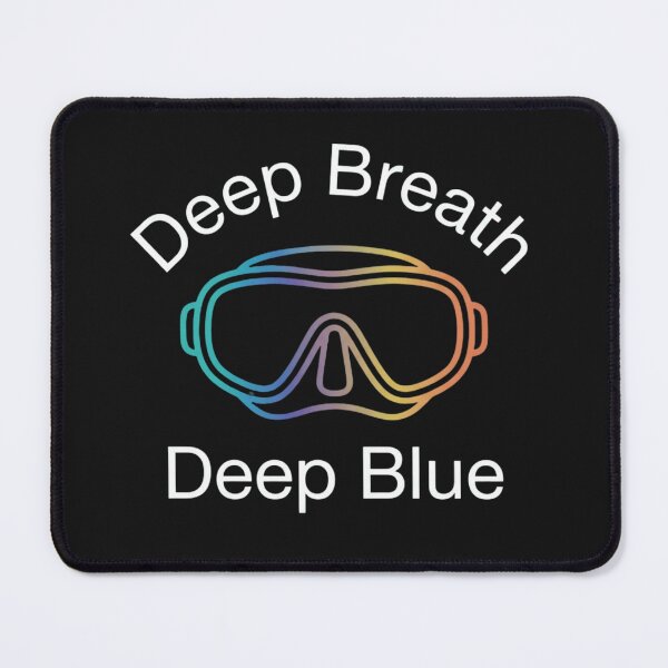 Item preview, Deep Breath Deep Blue Scuba Diving Mask Vintry Off designed and sold by VintryOff.