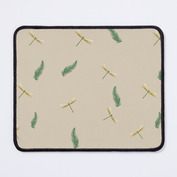 Item preview, Dragonflies and ferns. Botanical pattern of Peace and Nature designed and sold by CeciReynaga.