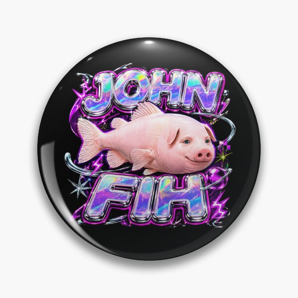 Item preview, Funny John Pork Fih is Calling Brainrot Fih Meme Y2K designed and sold by Kitkin.