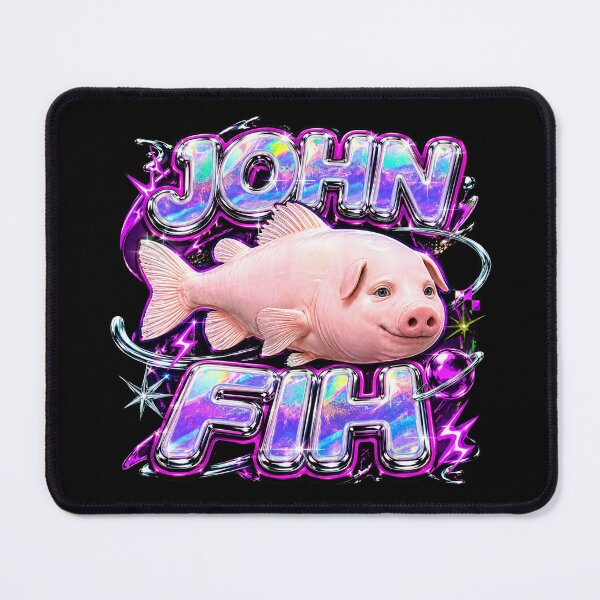 Item preview, Funny John Pork Fih is Calling Brainrot Fih Meme Y2K designed and sold by Kitkin.