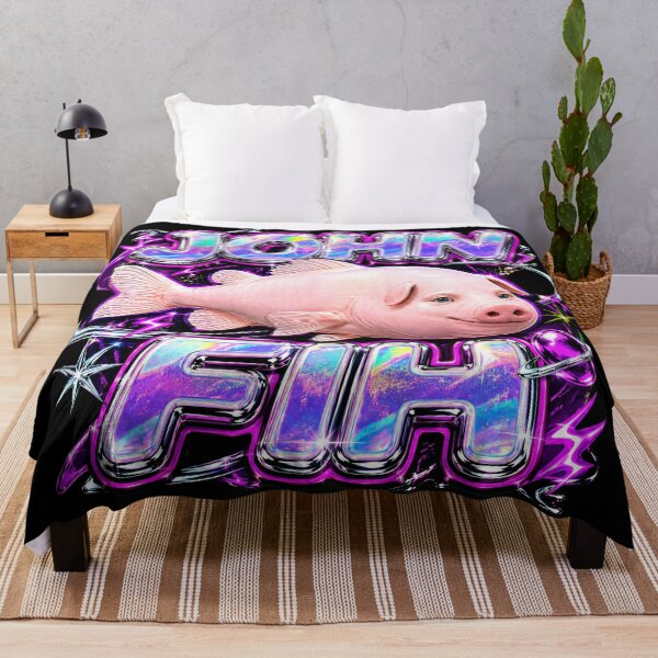 Item preview, Funny John Pork Fih is Calling Brainrot Fih Meme Y2K designed and sold by Kitkin.
