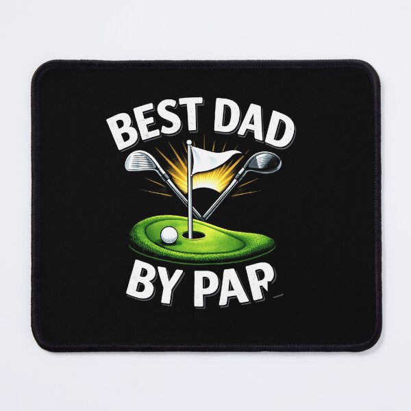 Item preview, Best Dad By Par Golf Green Funny Golfer Father Design designed and sold by msaloyach.