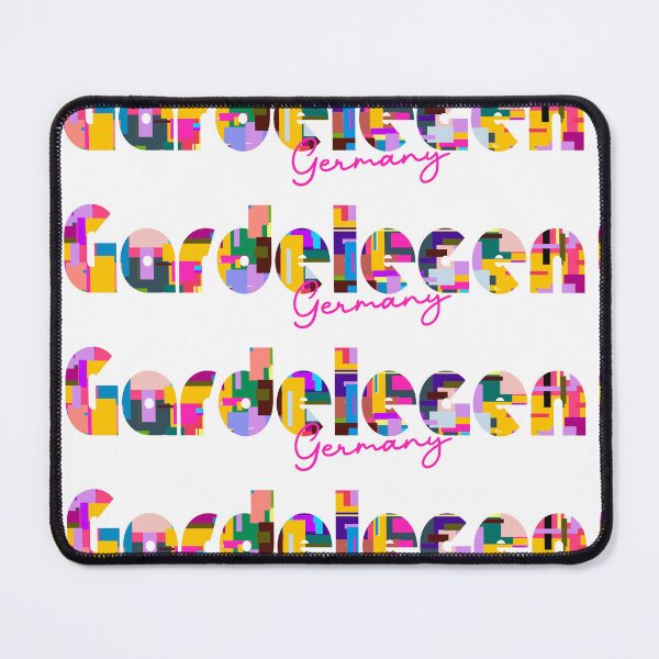 Item preview, Gardelegen, Germany, Vibrant Abstract City Typography Art designed and sold by Wanderful-roads.