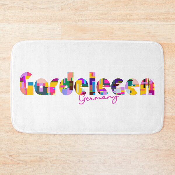 Item preview, Gardelegen, Germany, Vibrant Abstract City Typography Art designed and sold by Wanderful-roads.