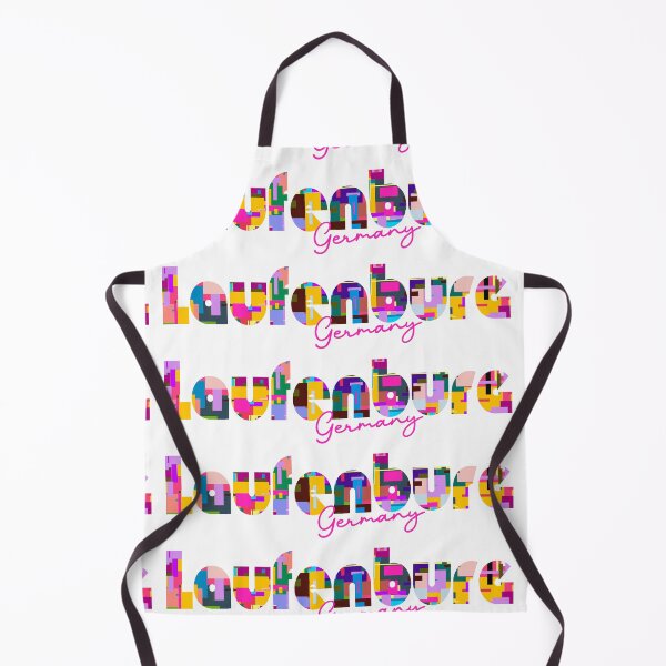 Item preview, Laufenburg, Germany, Vibrant Abstract City Typography Art designed and sold by Wanderful-roads.