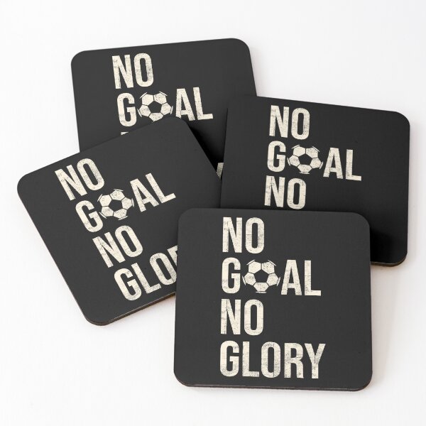 Item preview, No Goal No Glory Soccer Player Motivation Design designed and sold by clickbongski.