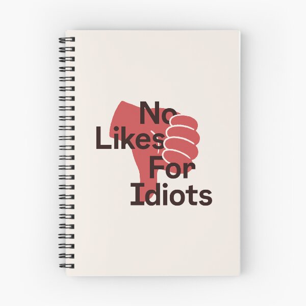 Item preview, No Likes For Idiots Sarcastic Thumbs Down designed and sold by Koyaanisqatsian.