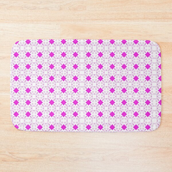 Item preview, Elegant damask swirl line art seamless pattern with pink flowers. designed and sold by AjjimaJKM.