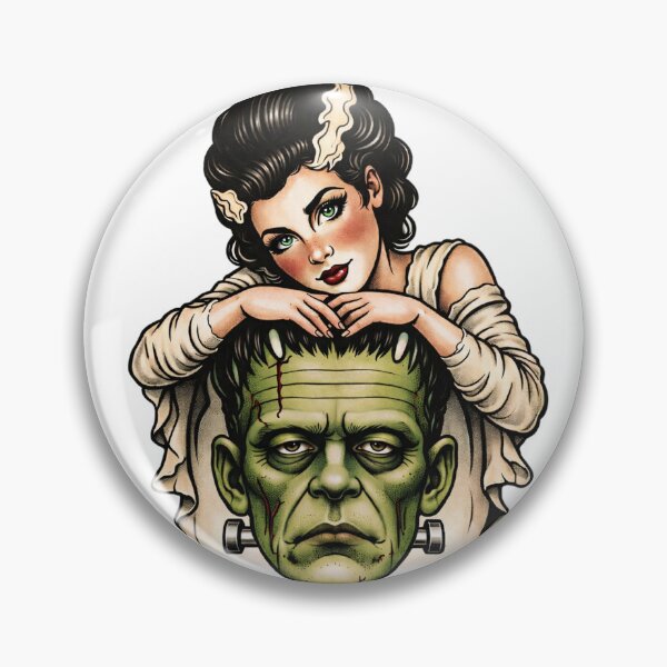 Item preview, Old School Girl and Beast (Circus) - Frankenstein and Bride designed and sold by Candie_Loudenfrau_Art.