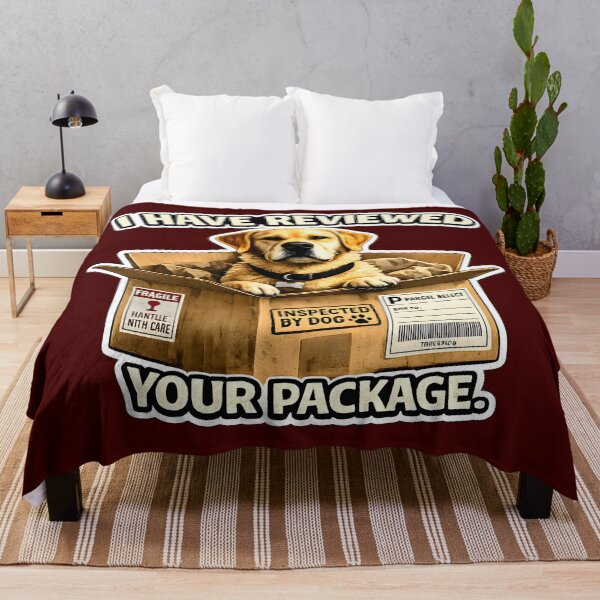 Item preview, I Have Reviewed Your Package Funny Dog Shirt designed and sold by RockyLambda.