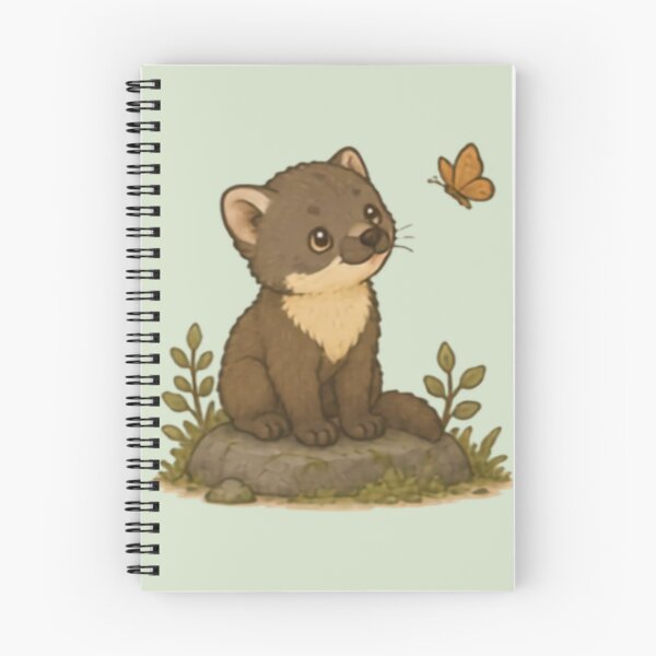 Item preview, Pine Marten Butterfly Watcher designed and sold by MellowMunchkins.
