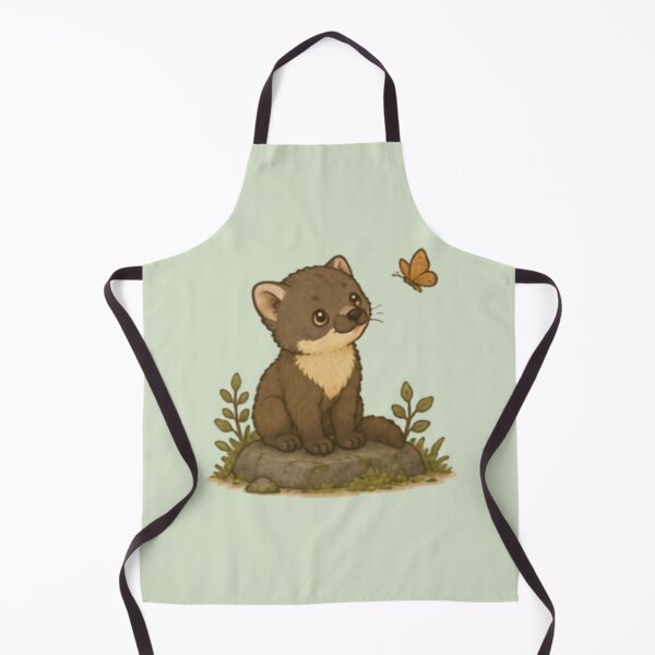 Item preview, Pine Marten Butterfly Watcher designed and sold by MellowMunchkins.