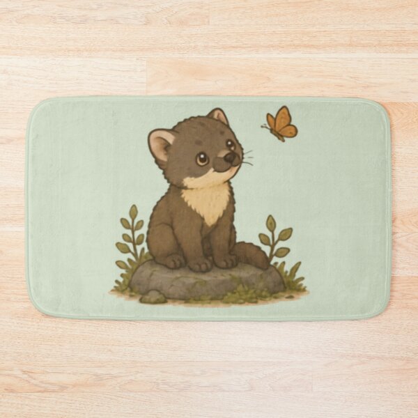 Item preview, Pine Marten Butterfly Watcher designed and sold by MellowMunchkins.