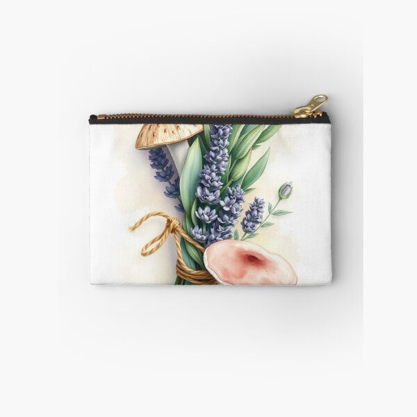 Item preview, Watercolor Lavender and Mushroom Botanical Bouquet designed and sold by Vida e Arte.