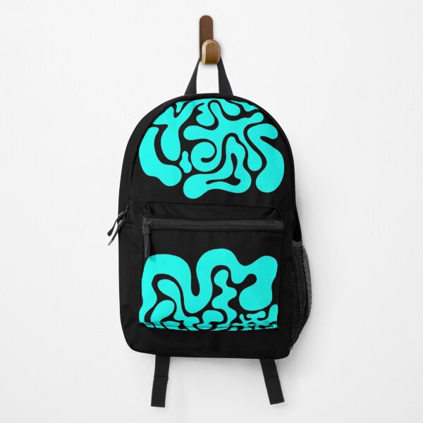 Item preview, Cyan Liquid Melt - Abstract Trippy Y2K Blob Pattern designed and sold by alizvisions.