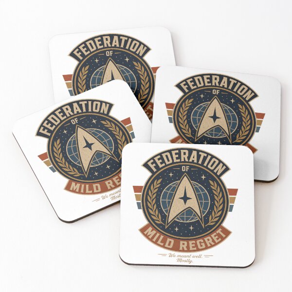Item preview, Federation of Mild Regret | Retro Humor Graphic designed and sold by Jandedan.