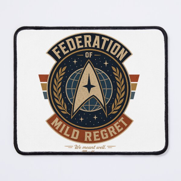 Item preview, Federation of Mild Regret | Retro Humor Graphic designed and sold by Jandedan.