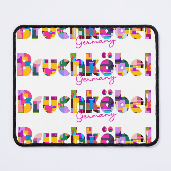 Item preview, Bruchköbel, Germany, Vibrant Abstract City Typography Art designed and sold by Wanderful-roads.