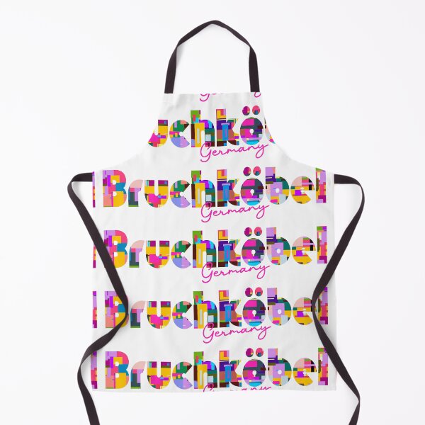 Item preview, Bruchköbel, Germany, Vibrant Abstract City Typography Art designed and sold by Wanderful-roads.