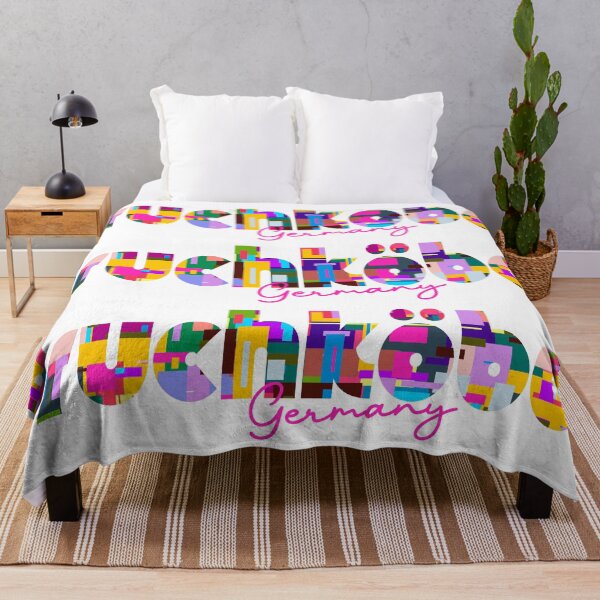Item preview, Bruchköbel, Germany, Vibrant Abstract City Typography Art designed and sold by Wanderful-roads.