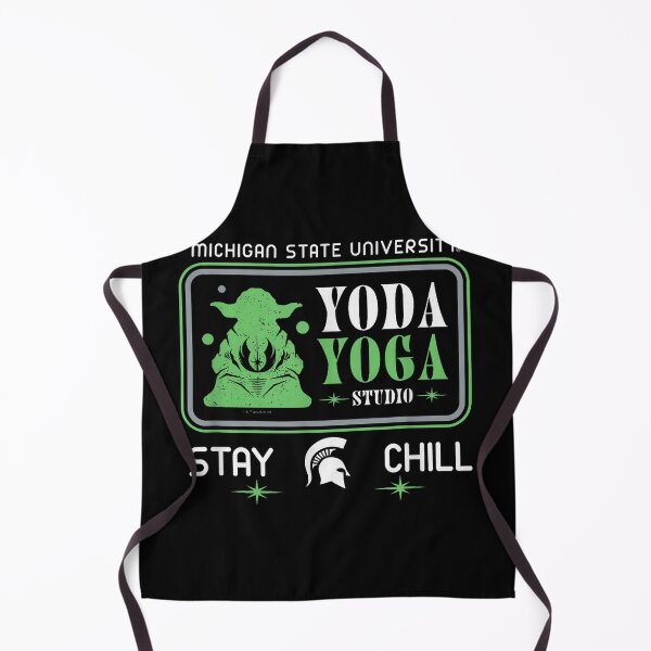 Item preview, Michigan State Spartans Yoda Yoga Studio - Stay Chill designed and sold by WanderingValley.